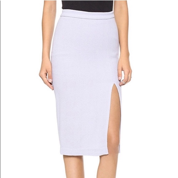 NWT A.L.C. Tonne Pencil Skirt Light Purple size o - Picture 4 of 13
